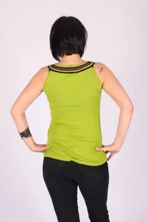 Top Liloo uni Vert Pistache top uni vert pistache doux