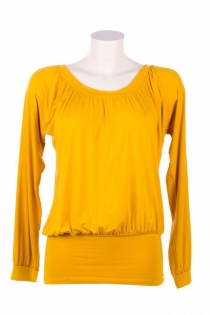 Top blousant Yogya Jaune