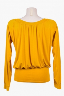 Top blousant Yogya Jaune