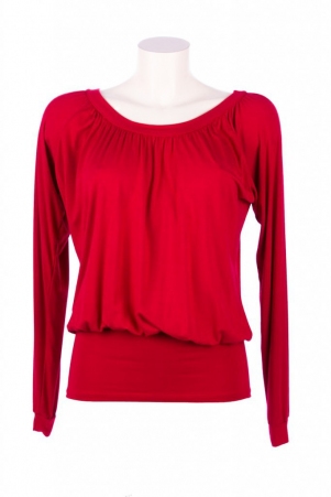 Top blousant Yogya Rouge top yogya rouge passion