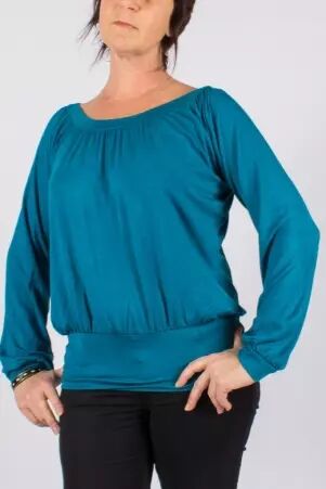 Top blousant Yogya Bleu p�trole top yogya bleu p�trole profond