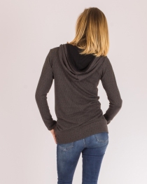 Sweat Nova Stripes Gris sweat graphique gris style casual