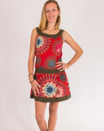 Robe Maria Desigual Rouge robe fluide rouge