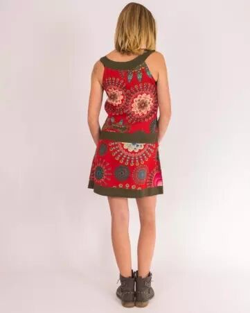 Robe Maria Desigual Rouge robe fluide rouge