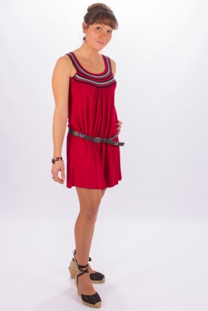 Tunique Liloo pop Rouge tunique liloo pop rouge vibrante