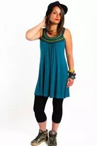 Tunique Liloo pop P�trole tunique liloo pop p�trole profonde