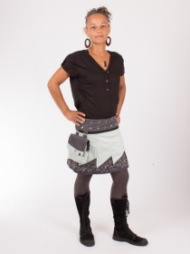 Jupe r&eacute;versible Jag Design Puritain grey courte jupe confortable &agrave; l'allure moderne