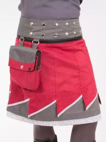 Jupe r�versible Jag Design Madras longue jupe confortable pens�e pour un port� quotidien