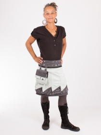 Jupe r&eacute;versible Jag Design Puritain grey longue jupe confortable pens&eacute;e pour le quotidien