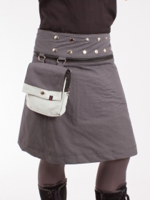 Jupe r&eacute;versible Jag Design Puritain grey longue mod&egrave;le r&eacute;versible long &agrave; la ligne fluide