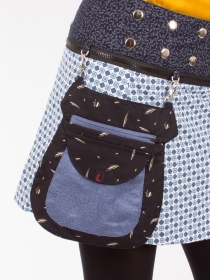 Jupe r&eacute;versible Mixity Stellar courte pi&egrave;ce mode r&eacute;versible &agrave; la coupe courte &eacute;quilibr&eacute;e