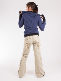 Pantalon Femme Mol&eacute;cule 45062 Beige pantalon femme Molecule beige &agrave; la coupe technique