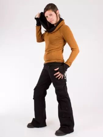 Pantalon Femme Mol�cule 45062 Noir pantalon femme urbain � la coupe confortable
