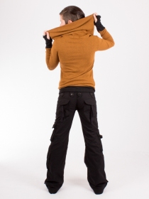 Pantalon Femme Mol&eacute;cule 45062 Noir pi&egrave;ce mode fonctionnelle facile &agrave; associer