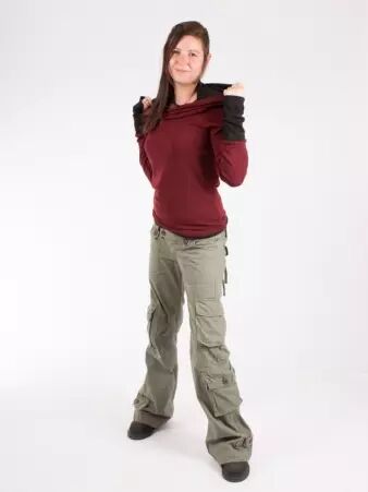 Pantalon Femme Mol�cule 45062 Kaki pi�ce mode outdoor � la coupe moderne