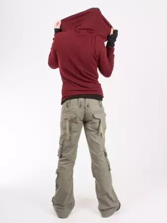 Pantalon Femme Mol�cule 45062 Kaki pi�ce mode outdoor � la coupe moderne