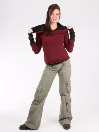 Pantalon Femme Mol�cule 45062 Kaki pi�ce mode outdoor � la coupe moderne