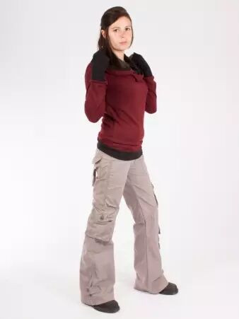 Pantalon Femme Mol�cule 45062 Gris pantalon fonctionnel � l'allure contemporaine