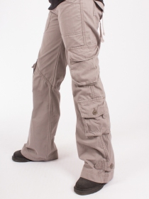 Pantalon Femme Mol&eacute;cule 45062 Gris pantalon fonctionnel &agrave; l'allure contemporaine