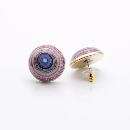 Puce d'oreille sweetness mandala bijou tendre et harmonieux