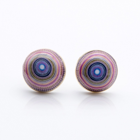 Puce d'oreille sweetness mandala bijou tendre et harmonieux