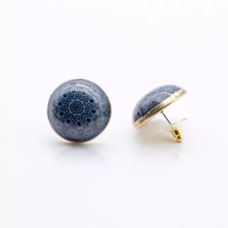Puce d'oreille mandala serenity bijou apaisant et symbolique