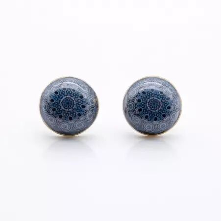 Puce d'oreille mandala serenity bijou apaisant et symbolique