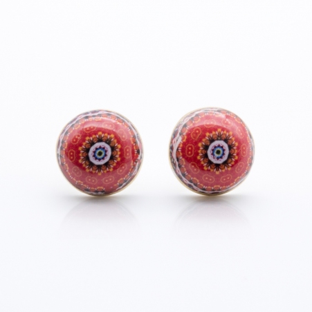 Puce d'oreille mandala emotion boucles symboliques expressives