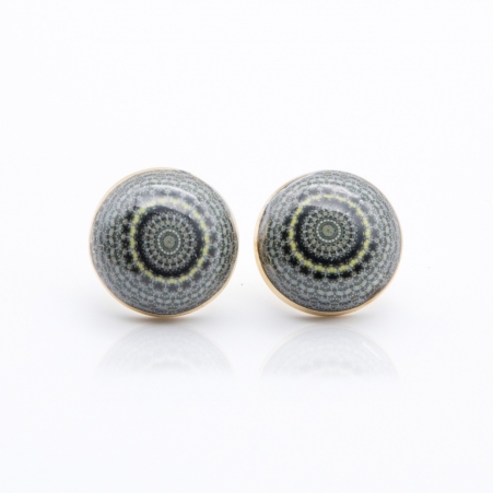 Puce d'oreille taima mandala puces mandala taima stylis�