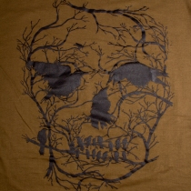 Tee shirt Vegetal Skull Brun