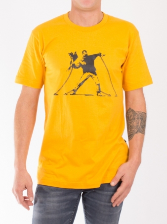 Tee shirt Hooligan chains Banksy tee-shirt street art chains banksy