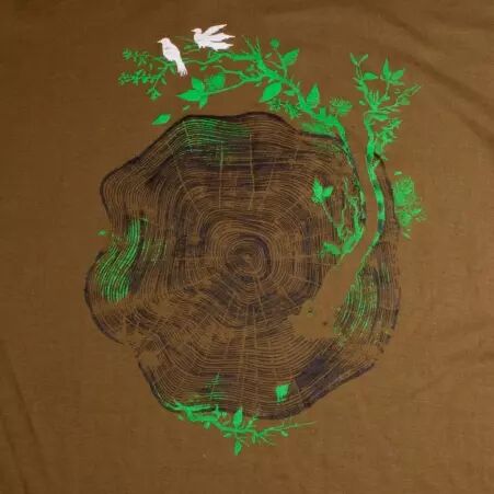 Tee shirt Heart of Tree Beige tee-shirt beige coeur d'arbre graphique