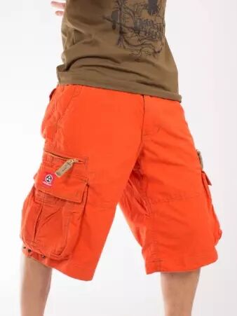 Molecule short 50007 Orange pi�ce mode technique � l'allure dynamique