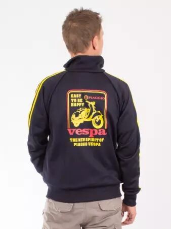 Veste Vespa Vintage Bleu et jaune veste vw vespa bleu jaune graphique