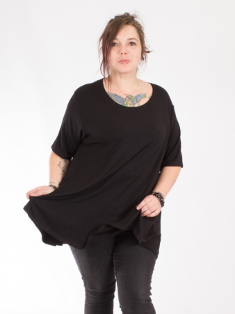 Top long Anais Noir top long noir �l�gant