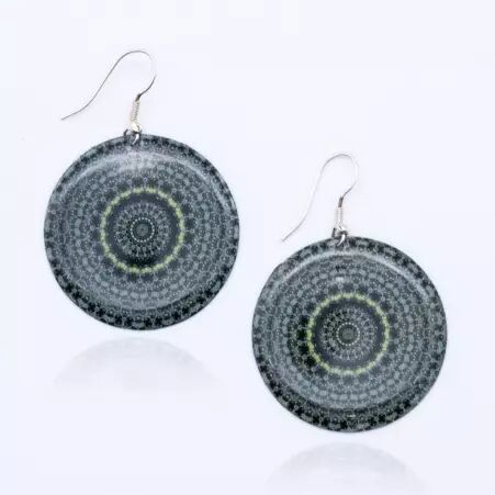 Boucle d'oreille Taima Mandala accessoire bijou au look tendance