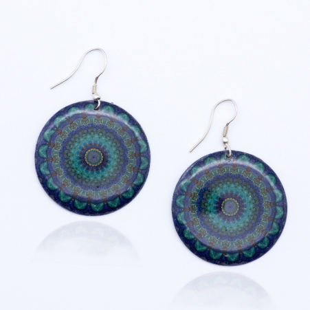 Boucle d'oreille Joy Mandala bijou mode � l'esth�tique raffin�e