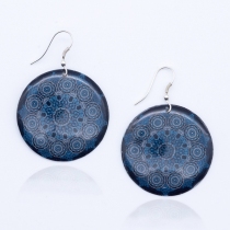 Boucle d'oreille Mandala Serenity bijou mode &agrave; l'allure douce