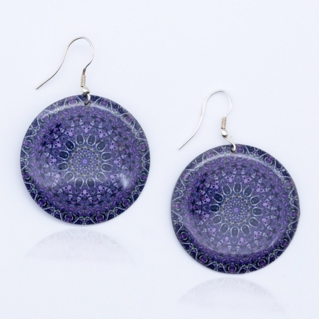 Boucle d'oreille Witchery Mandala bijou mode � l'allure expressive