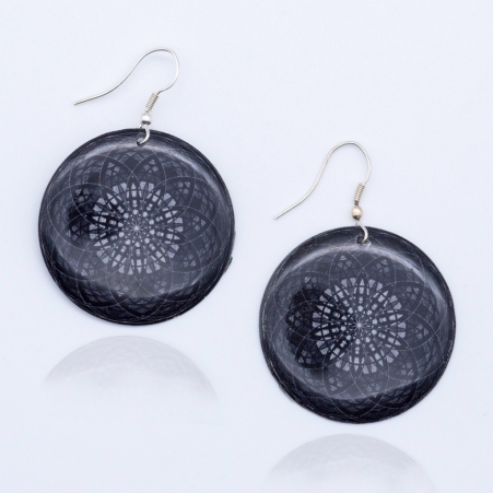 Boucle d'oreille Mandala Mystery accessoire bijou au style raffin�