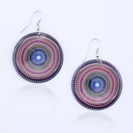 Boucle d'oreille Sweetness Mandala bijou mode � l'esth�tique �l�gante