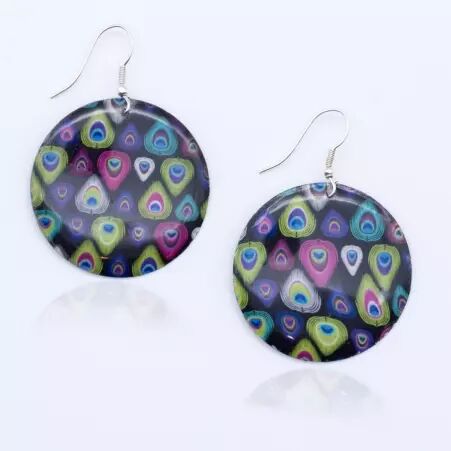 Boucle d'oreille Peacock accessoire bijou au style d�coratif