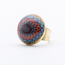 Bague Mandala energy cr&eacute;ation au caract&egrave;re artistique affirm&eacute;