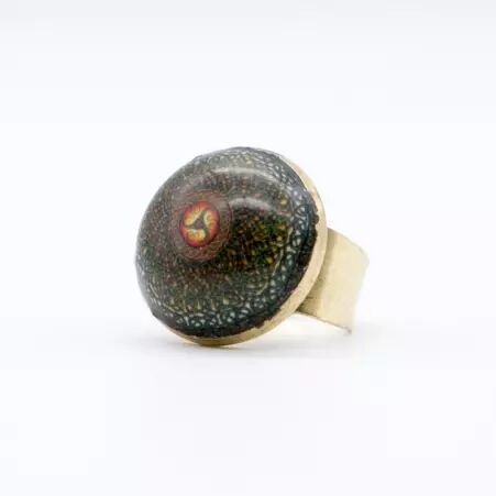 Bague Mandala Freedom � l'allure cr�ative et actuelle