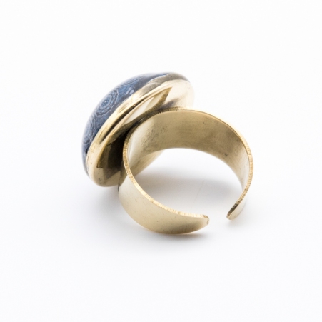 Bague Peacock inspir� d'un univers graphique fort