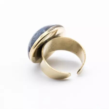 Bague Mandala Mystery � l'esth�tique artisanale et contemporaine