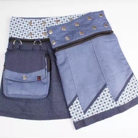 Jupe r�versible Jag Design Stellar courte pi�ce mode originale au design �clatant