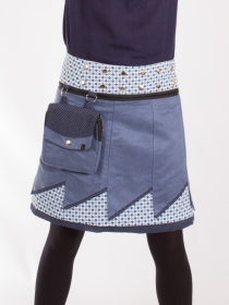 Jupe r&eacute;versible Jag Design Stellar longue v&ecirc;tement f&eacute;minin fluide &agrave; l'allure contemporaine