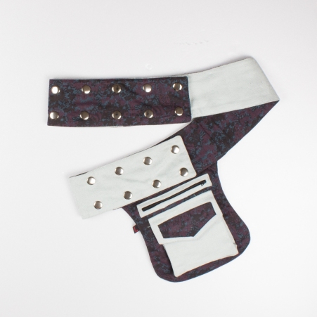 Pochette ceinture Joy Puritain grey accessoire graphique gris