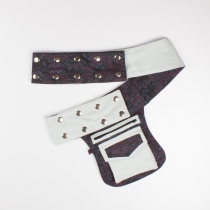 Pochette ceinture Joy Puritain grey accessoire graphique gris